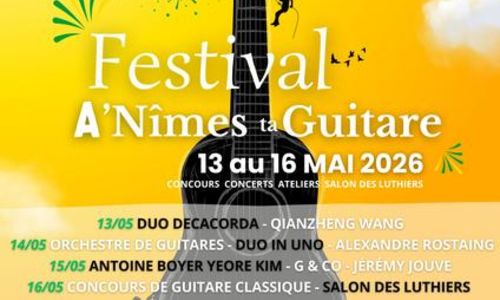 Festival A'N&icirc;mes ta guitare