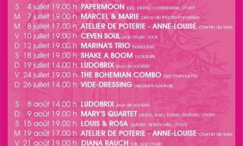 Animations et Concerts -Jardin de Lussan