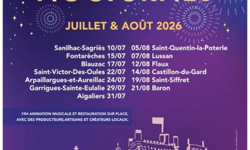 March&eacute; nocturne &agrave; Saint Quentin-la-poterie