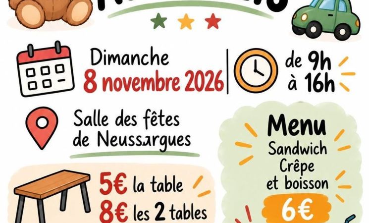 Bourse aux jouets et aux vêtements_Neussargues-Moissac