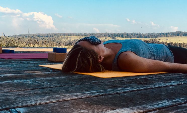 Sortie yoga rando au coucher du soleil - Lac du Pêcher_Chavagnac