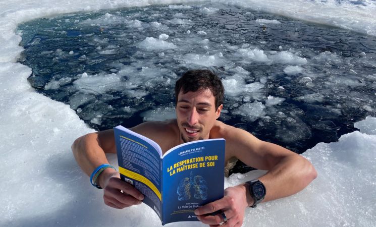 bain de glace et technique de respiration
