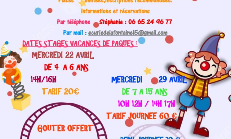 Stages Poney à l'Ecurie de la Fontaine_Charmensac