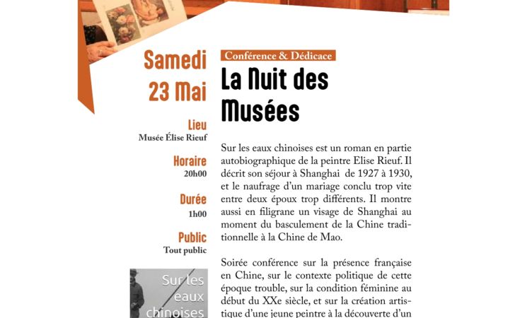 Nuit des Musées - Musée d'Art Elise Rieuf 