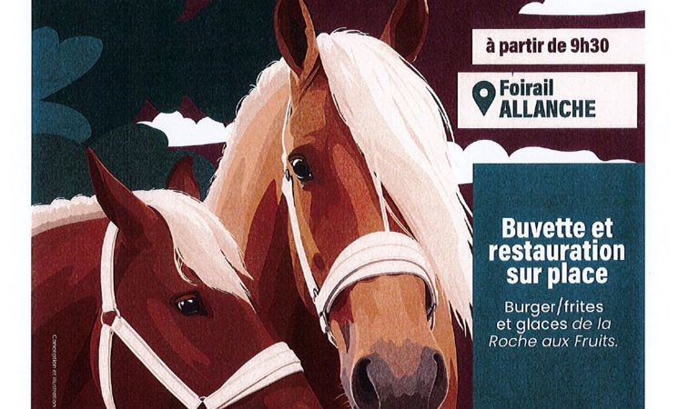 Concours cantonal des chevaux de trait_Allanche