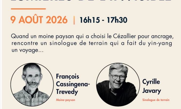 Festival Lumières d'été - Conférence Lumières de l’invisible avec François Cassingena et Cyrille Javary_Murat