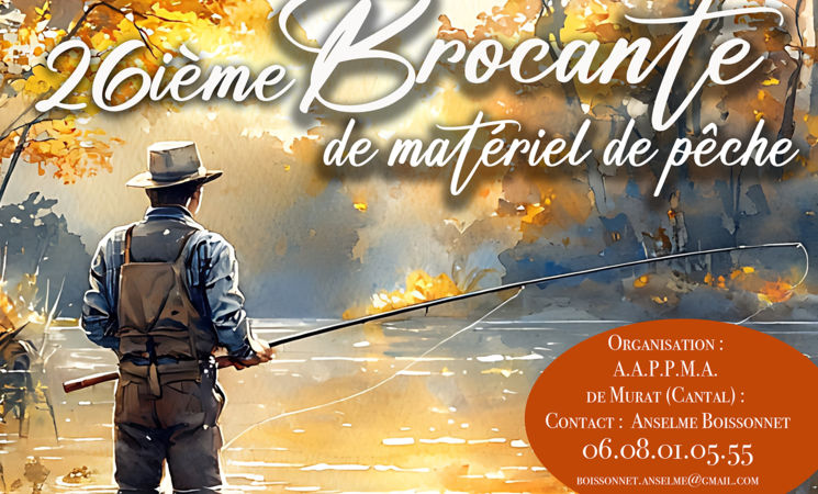 Brocante de matériel de pêche_Murat
