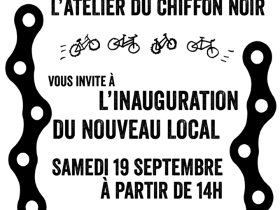 Inauguration du local de l'Atelier du Chiffon Noir