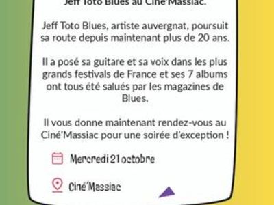 Rencontres Occitanes - Concert Jeff Toto Blues