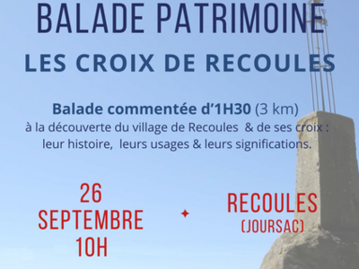 Balade patrimoine : les croix de Recoules