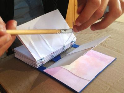 Atelier reliure au REZO
