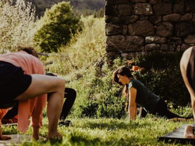 Yoga en estive au Moulin de Gaspard