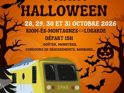 Train d'Halloween avec le Gentiane Express