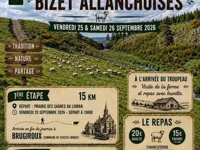 Transhumance de ses brebis Bizet Allanchoises