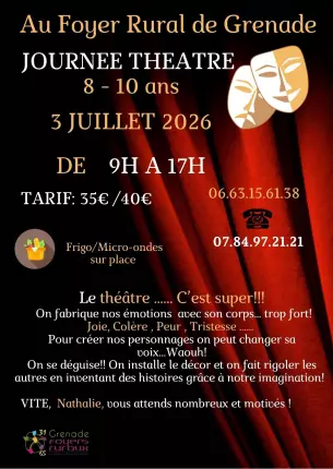 03.07.2026 Journée théâtre - Grenade, GRENADE
