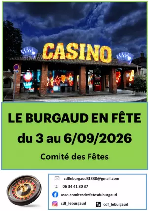 03.09.2026 - Fête du Burgaud, LE BURGAUD