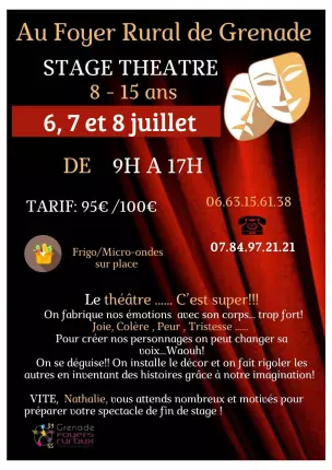 06 au 08.07.2026 Stages théâtre - Grenade, GRENADE