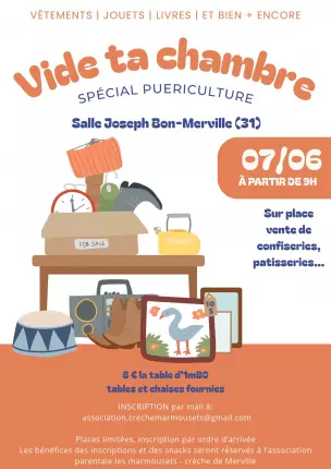 07.06.2026 - Vide ta chambre - Merville, MERVILLE
