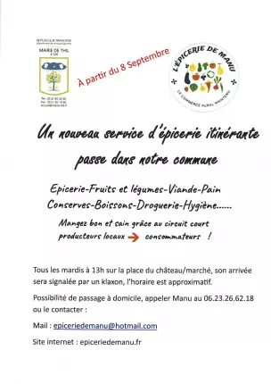 08.09.2026 - Épicerie itinérante - Thil, THIL