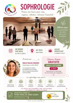 08.09.2026 - Sophrologie - Saint-Cézert, SAINT-CEZERT