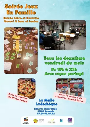 10.04.2026 - Soirée Jeux - Grenade, GRENADE