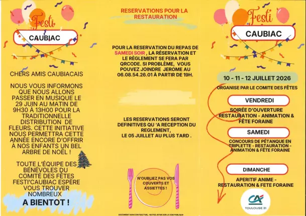 10.07.2026 - Fête Locale - Caubiac, CAUBIAC