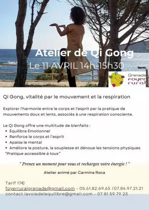 11.04.2026 - Stage de qi gong - Grenade, GRENADE