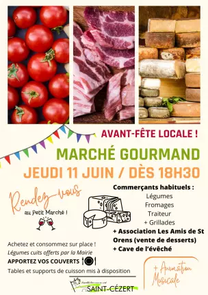 11.06.2026 Marché gourmand - St-Cézert, SAINT-CEZERT