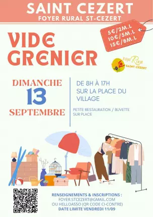13.09.2026 - Vide-greniers - Saint-Cézert, SAINT-CÉZERT
