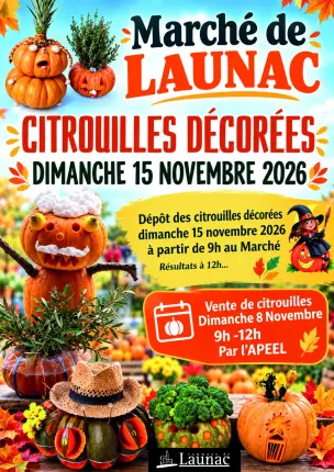 15.11.2026 - Concours de citrouilles - Launac, LAUNAC