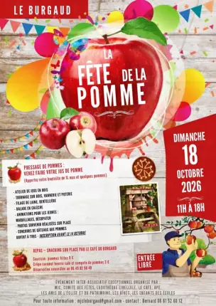 18.10.2026_fete-de-la pomme le burgaud, LE BURGAUD