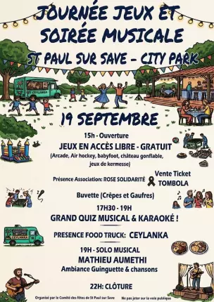 19.09.2026 - Guinguette - Saint-Paul, SAINT-PAUL-SUR-SAVE