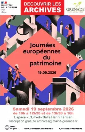 19.09.2026 - Journées européennes du patrimoine - Grenade, GRENADE