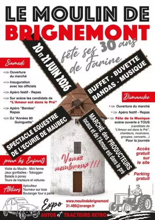 20 et 21 juin_fête du moulin de brignemont, BRIGNEMONT