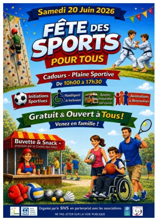 20.06.2026 - Fête des sports - Cadours, CADOURS