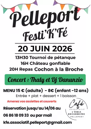 20.06.2026 Festi'kafé - Pelleport, PELLEPORT