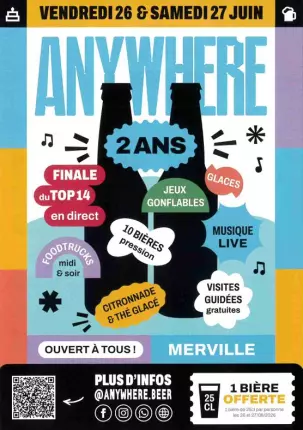 26.06.2026 2ans anhywhere - Merville, MERVILLE