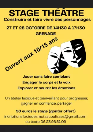 27.10.2026 - Stage de théâtre - Grenade, GRENADE