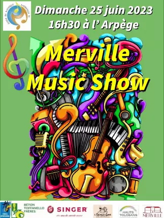 Affiche-ecole de musique-Merville, MERVILLE