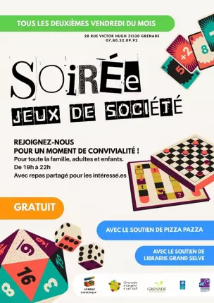 soirée jeux ludothèque grenade, GRENADE