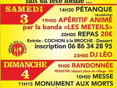 FÊTE LOCALE, BRIGNEMONT