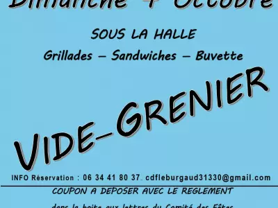 VIDE-GRENIERS, LE BURGAUD