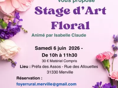 STAGE D'ART FLORAL, MERVILLE