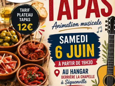 06.06.2026 Soirée Tapas - Cabanac-Séguenville