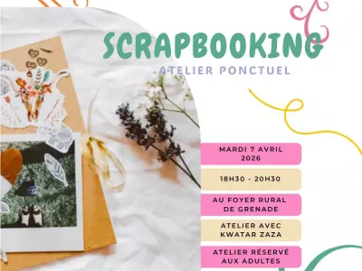 ATELIER DE SCRAPBOOKING POUR ADULTES, GRENADE