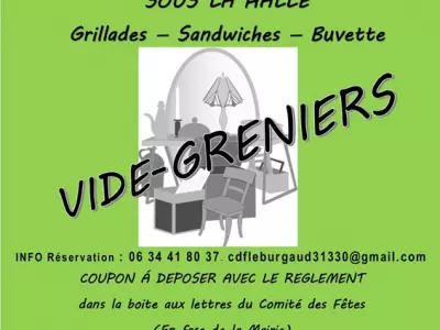 VIDE GRENIER, LE BURGAUD