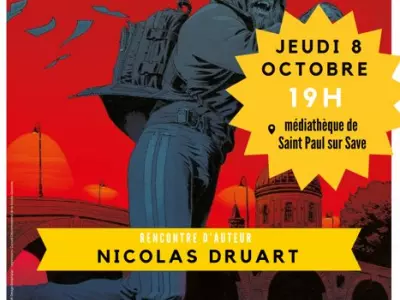RENCONTRE AVEC UN AUTEUR DE POLARS, SAINT-PAUL-SUR-SAVE