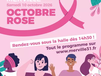 4ÈME ÉDITION D'OCTOBRE ROSE À MERVILLE, MERVILLE