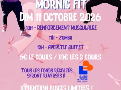 OCTOBRE ROSE : MORNING FIT, SAINT-PAUL-SUR-SAVE