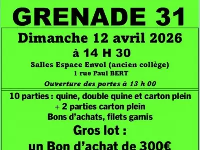 LOTO DE LA FNACA ET ANCIENS COMBATTANTS, GRENADE